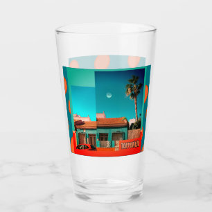 Copo De Pint Casa Torrevieja, Palm, Laranja Brilhante e Turques
