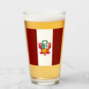 Copo De Pint Casaco de armas do Peru 