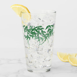 Copo De Pint Casamento de Folhas Botânicas Rusticas