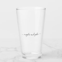 Casamento de Nomes de Swash Personalizados