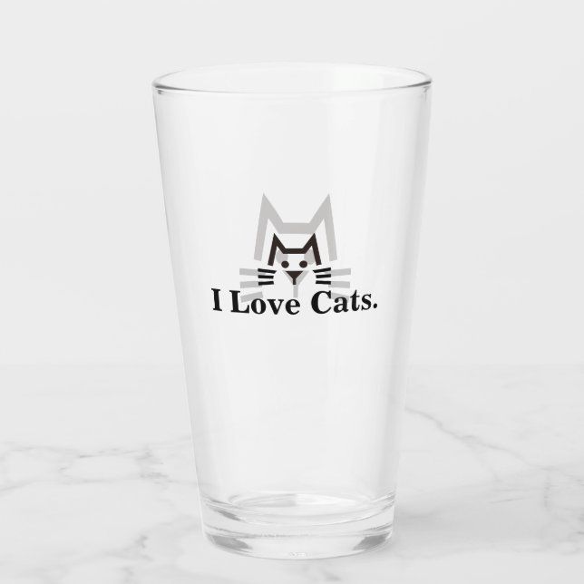 Copo De Pint Cat-Face (Verso)