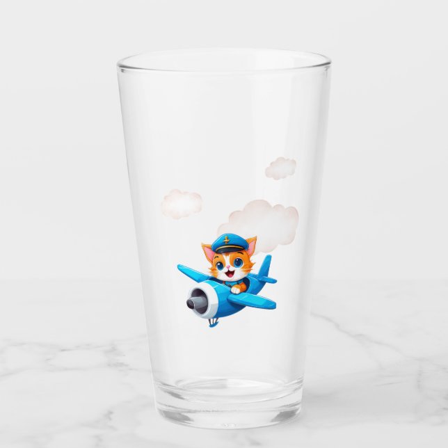 Copo De Pint Cat Pilot (Frente)