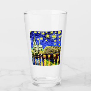 Copo De Pint Catedral de Starry Night Cologne Alemanha