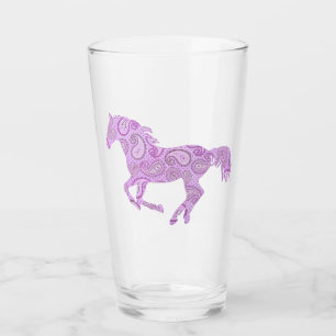 Copo De Pint Cavalo Galopante de Paisley Roxo