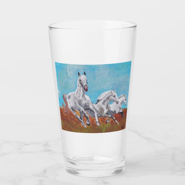 Copo De Pint Cavalos Selvagens (Frente)
