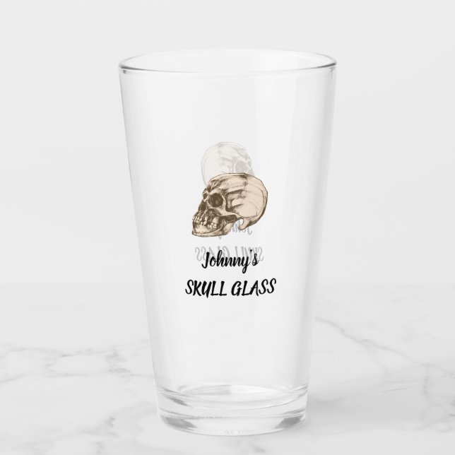 Copo De Pint Caveira (Frente)
