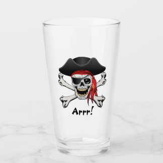 Copo De Pint Caveira Pirata