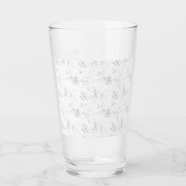 Copo De Pint Celebração de Casamento Romântico de Luxo Design (Frente)
