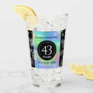 Copo De Pint Celebração do Aniversário de Casamento Opal Elegan