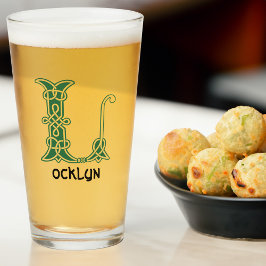 Copo De Pint Celtic Knot Decorative Capital L.