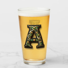 Copo De Pint Celtic Monogram Pint Glass