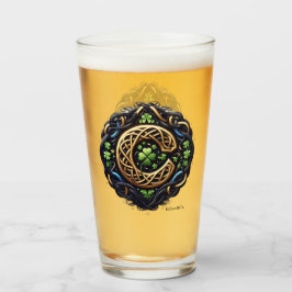 Copo De Pint Celtic Monogram Pint Glass
