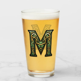 Copo De Pint Celtic Monogram Pint Glass