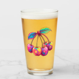 Copo De Pint Cerejas coloridas