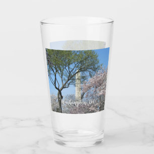 Copo De Pint Cerejeiras em flor e o Monumento a Washington em D