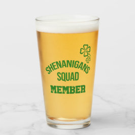 Copo De Pint Cerveja de Membro do Esquadrão Shenanigans