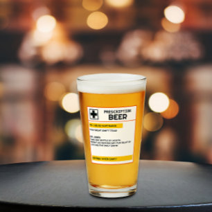 Copo De Pint Cerveja de Prescrição de Nome Personalizado