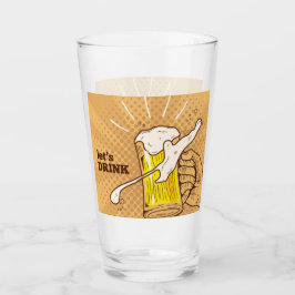 Copo De Pint Cerveja Desenhada À Mão