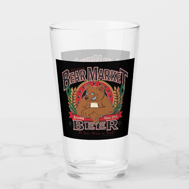 Copo De Pint Cerveja Do Mercado Do Urso (Frente)