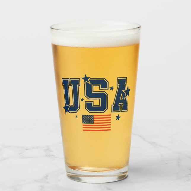 Copo De Pint Cerveja EUA (Frente (Preenchido))