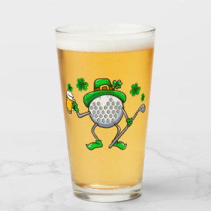 Copo De Pint Cerveja Golfing do irlandês do Leprechaun do golfe
