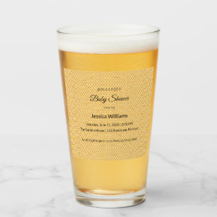 Copo De Pint Chá de fraldas Cute Boho Sexo Neutro, Personalizáv