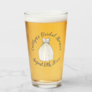 Copo De Pint Chá de panela de Vestido Branco