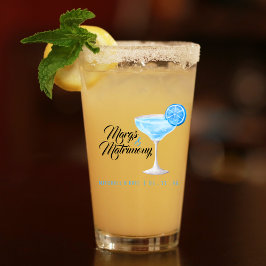 Copo De Pint Chá de panela Margs & Matrimony Blue Margarita