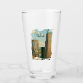 Copo De Pint Charlotte NC Aquarela Horizonte
