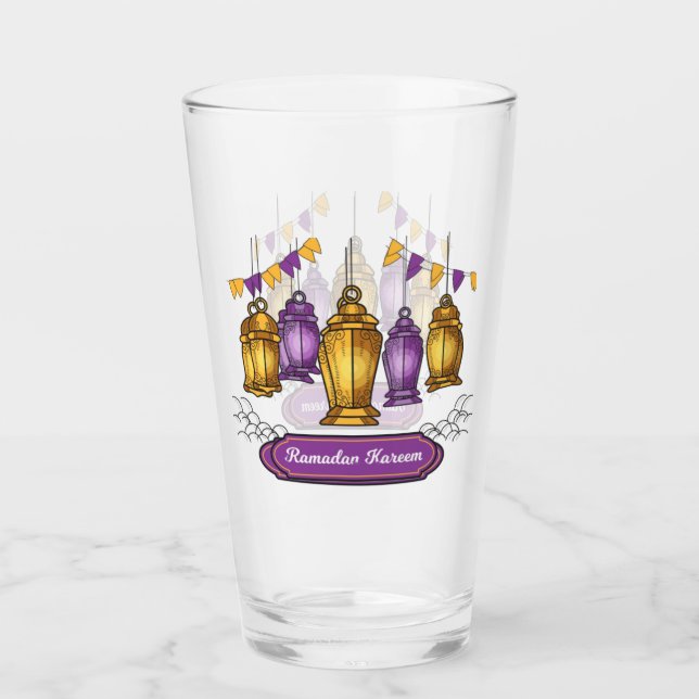 Copo De Pint chaveiro de T-Shirt com ramadan-kareem (Frente)