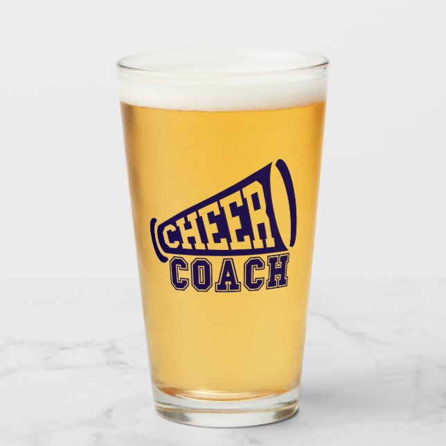Copo De Pint Cheer Coach Beer (Frente (Preenchido))