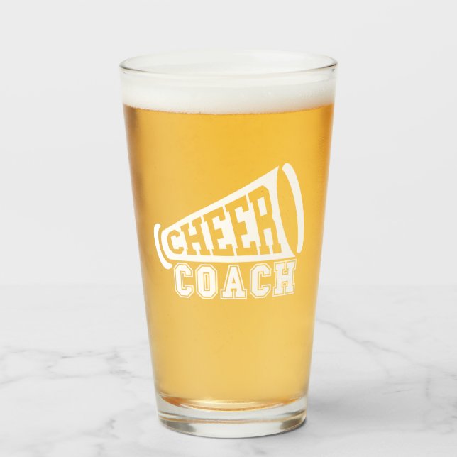 Copo De Pint Cheer Coach Beer (Frente (Preenchido))