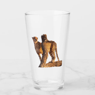 Copo De Pint Cheetah Glass