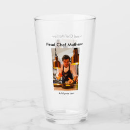 Copo De Pint Chef cozinheiro adiciona nome SMS homens padaria d