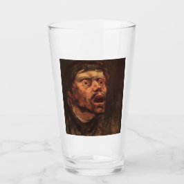 Copo De Pint Chefe de um Homem Irritado (Tristeza e Sofrimento)