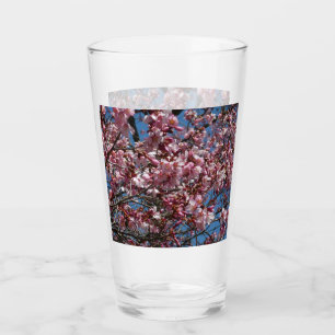 Copo De Pint Cherry Blossoms e Blue Sky Primavera Floral