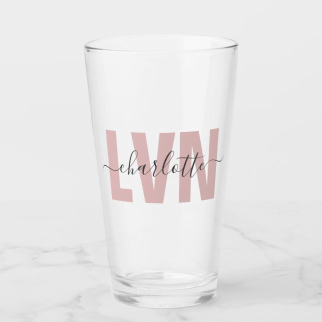 Copo De Pint Chic de Enfermeiro Profissional Licenciado LVN Per (Frente)