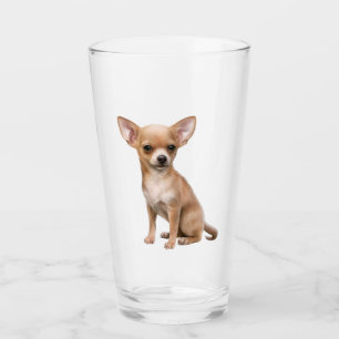 Copo De Pint Chihuahua Dog Pet Animal Glass