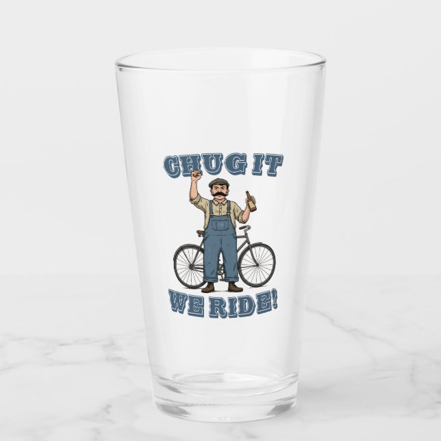 Copo De Pint Chug It Nós Andamos Ciclando (Frente)