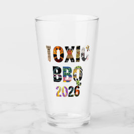 Copo De Pint Churrasco Tóxico 2026 Vidro
