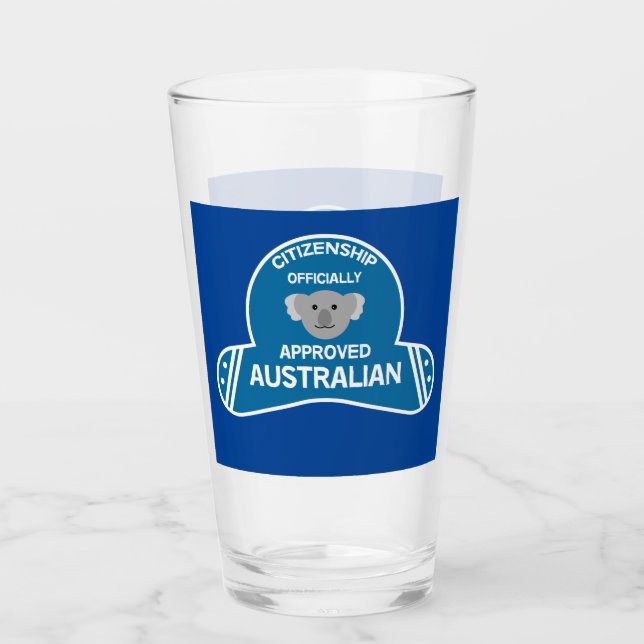 Copo De Pint Cidadania australiana | Aussie Citizen, 2 tons C (Frente)