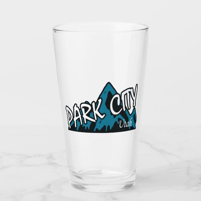 Copo De Pint Cidade do Parque Montanhas de Utah (Frente)