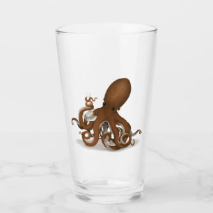 Copo De Pint Ciência do Octopus Holding Flask Steampunk
