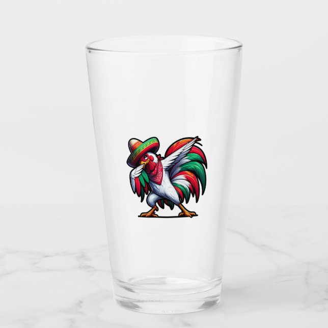 Copo De Pint Cinco de Mayo Rooster (Frente)