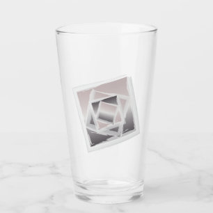 Copo De Pint cinza de quartzo Enfumaçado