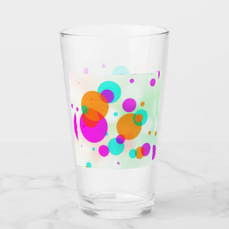Copo De Pint Círculo Alegre-Vidro de Cor