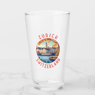 Copo De Pint Círculo Retrovisor de Suiça Zurique