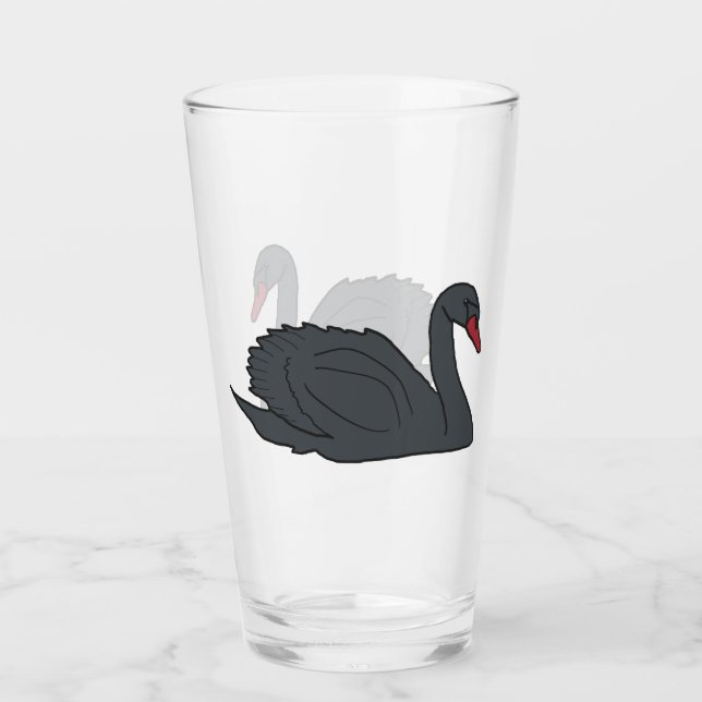 Copo De Pint Cisne Negro (Frente)