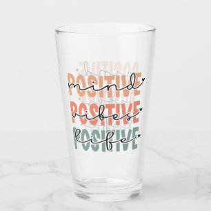 Copo De Pint Citação de Confirmação de Vida da Mente Positiva V