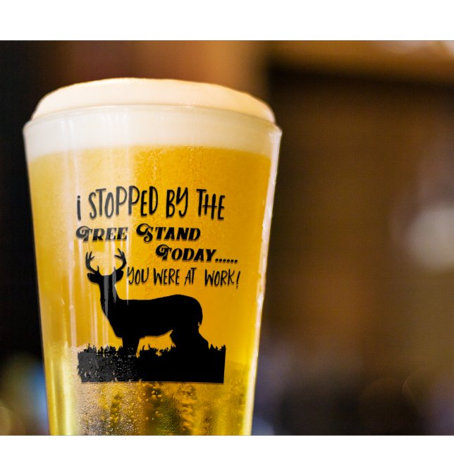 Copo De Pint Citação de Esportes Brancos de Caça à Branca (Criador carregado)